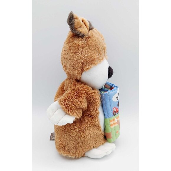 Demdaco Bingo Puppy Tan Dog Hand Puppet Plush 10" With Book Stuffed Animal Toy - Picture 3 of 9